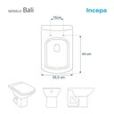 Ver imagem 3 de Assento Sanitário Soft Close Bali Verde Agua para Vaso Incepa