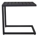 Ver imagem 7 de Mesa Lateral Mesinha de Alumínio Preto Jardim Piscina Varanda