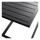 Ver imagem 4 de Mesa Lateral Mesinha de Alumínio Preto Jardim Piscina Varanda