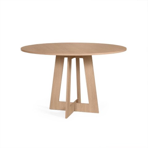 Mesa de Jantar Redonda 120cm 6 Lugares Montreal MDF Jade - Straub Web