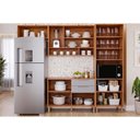 Ver imagem 2 de Cozinha Completa 4 Peças Celeste C265 Cinamomo/Off White MGM