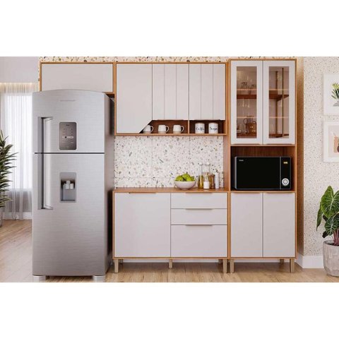 Cozinha Completa 4 Peças Celeste C265 Cinamomo/Off White MGM