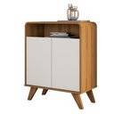 Ver imagem 2 de Aparador Buffet Retrô 2 Portas Nature Off White Eccos Potenza