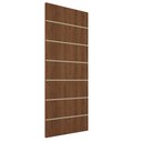 Ver imagem 2 de Folha de Porta Decorativa Frisada R50VL 210x70cm Pintura UV:Imbuia