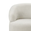 Ver imagem 7 de Poltrona Giratória Bárbara Luxo para Sala na Cor Bouclê-off White- Edecasamoveis