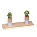 Ver imagem 1 de Prateleira 90x15 Suporte Invisível Madeira Maciça Prancha Natural