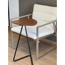 Ver imagem 3 de Mesa Lateral Folha para Apoio de Sofá