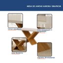 Ver imagem 3 de Mesa de Jantar Aurora 180x90cm Vidro 40mm Cinamomo Off White com Kit 6 Cadeiras Linho Bege -Valdemóv