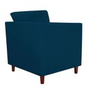 Ver imagem 3 de Poltrona Encanto Isis Suede - Vallisa Decor:azul Marinho