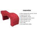 Ver imagem 5 de Maca Estética Estofada Reclinável Ergonômica Spa Veludo Yara Cor:vermelho