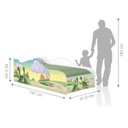Ver imagem 3 de Cama Fun Dinossauro Irmãos Solteiro com Colchão