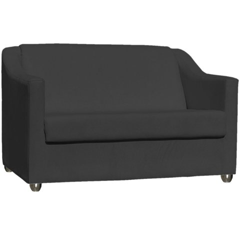 Namoradeira Decorativa para Sala Recepção Manicure Consultório Escritório Mila Suede
