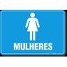 PLACA BANHEIRO - MULHERES - 1