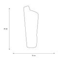 Ver imagem 2 de Decoração de Sala Vaso De Mesa Azul Royal de Cerâmica Florença Grande