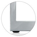 Ver imagem 6 de Mesa De Centro Goldin Retangular Para Sala Decoração Branco/Branco