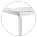 Ver imagem 5 de Mesa De Centro Goldin Retangular Para Sala Decoração Branco/Branco