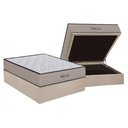 Ver imagem 1 de Conjunto Box Baú Casal: Colchão Espuma Orthoflex D33 Milão Double Face Black + Base Crc Suede