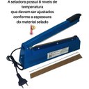 Ver mais imagens de Super Seladora Manual 20 Cm - Seladora de Embalagens 110v