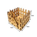 Ver imagem 2 de Kit com 6 Cestas Cerquinha Mdf Páscoa 12l X 12c X 9a Cm Pasc030