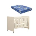 Ver imagem 2 de Berço Americano Evolution Multifuncional 4 em 1 com Colchão - Reller - Areia Fosco