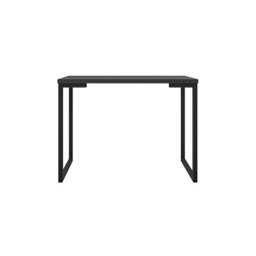 Mesa Industrial Escrivaninha Moderna Mdf 100x60 Metalon Preto Plancasa:preto - 5