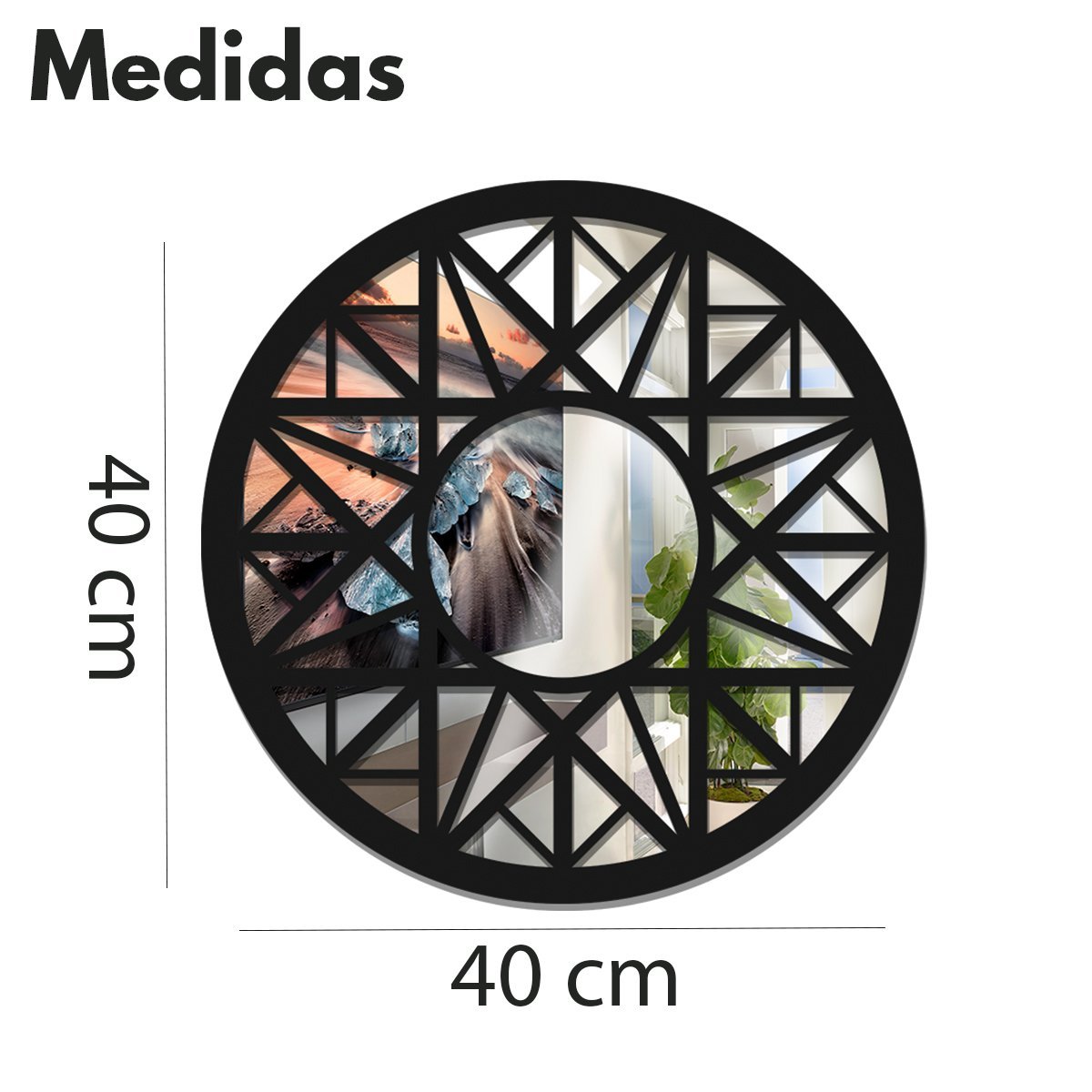 Mandala Decorativa Quadro para Decoração Casa Lindas:geometrica - 4