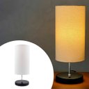 Ver imagem 2 de Abajur Luminaria de Mesa Redondo com Interruptor Ref 84 Decoração Casa Sala Quarto Escritório Moveis