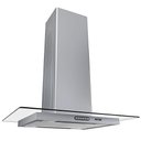 Ver imagem 1 de Coifa Ilha 75cm Vidro Reto Fogatti Inox 220v