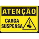 Ver imagem 1 de PLACA ATENÇÃO CARGA SUSPENSA