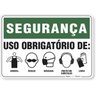PLACA SEGURANÇA USO OBRIGATÓRIO DE EPI - 1