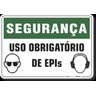PLACA SEGURANÇA USO OBRIGATÓRIO DE EPIS - 1