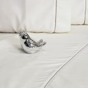 Ver imagem 1 de Jogo de Lençol Cama King 400 Fios Ponto Palito Branco 4 Peças Casa Dona