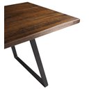 Ver imagem 2 de Mesa Jantar Boston Retangular Edge Rustic Brown Base Grafite 190cm - 41900