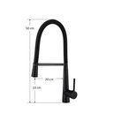 Ver imagem 3 de Torneira Cozinha Gourmet Monocomando Preta:preto