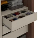 Ver imagem 5 de Guarda-Roupa Casal 8 Espelhos 2 Portas de Correr Essencial Espresso Móveis