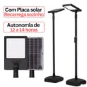 Ver imagem 6 de Luminaria Poste Solar 2,5m 500w Ip65 Bluetooth + Controle