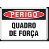 PLACA PERIGO QUADRO DE FORÇA - 1