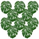 Ver imagem 1 de Kit 10 Jogo Americano Formato De Folha Costela De Adão Mesa Posta Lugar Americano Folhagem Elegante