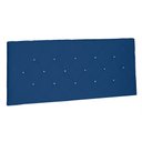 Ver imagem 1 de Cabeceira Painel Casal 1,40m Tânia Suede Azul Marinho - Pallazio