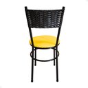 Ver imagem 3 de Conjunto 6 Cadeiras Pretas para Cozinha Viena Cor:amarelo