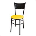 Ver imagem 6 de Conjunto 6 Cadeiras Pretas para Cozinha Viena Cor:amarelo