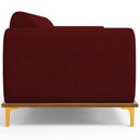 Ver imagem 6 de Sofá 03 Lugares Para Sala de Estar Kiev 230 cm D02 Veludo Marsala C-278 - Lyam Decor