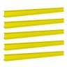 Porta Etiqueta Bandeja Gondola Fit 90 Cm Amarelo Kit com 25 - 1