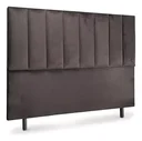 Ver imagem 1 de Cabeceira de Cama Box Carla Casal 160 Cm Suede Marrom - Eli Móveis e Decoração