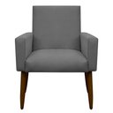 Ver imagem 1 de Poltrona Decorativa Nina Cadeira Escritório Recepção Brunaldi:cinza