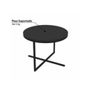 Ver imagem 3 de Mesa de Centro Industrial Volpi Baixa - Preto