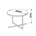 Ver imagem 4 de Mesa de Centro Industrial Volpi Baixa - Preto