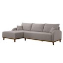 Ver imagem 2 de Sofá Albano Veludo 250 Chaise Lado Esquerdo Meu Sofá Online B026 Veludo Prata