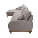 Ver imagem 4 de Sofá Albano Veludo 250 Chaise Lado Esquerdo Meu Sofá Online B026 Veludo Prata