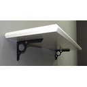 Ver imagem 2 de Mão Francesa Pequena 10x15cm Bola PRETA All Style